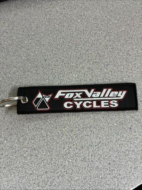 Black Fox Valley Cycles Keychain Tag